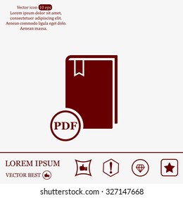 pdf book icon
