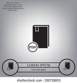 pdf book icon