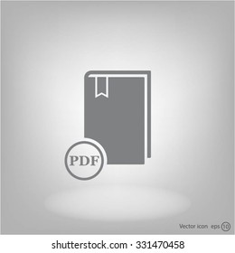 pdf book icon