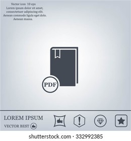 pdf book icon