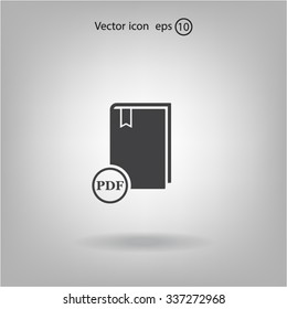 pdf book icon