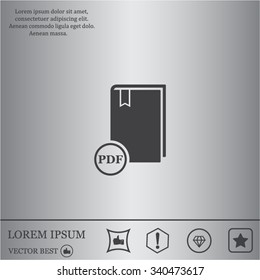 pdf book icon