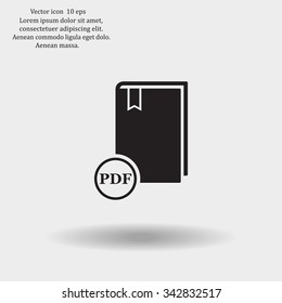 pdf book icon