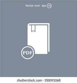 pdf book icon