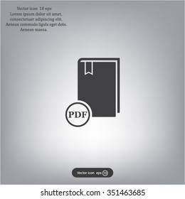 pdf book icon