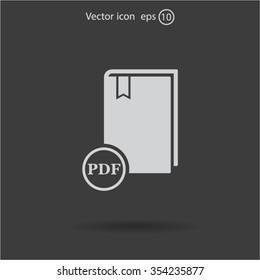 pdf book icon