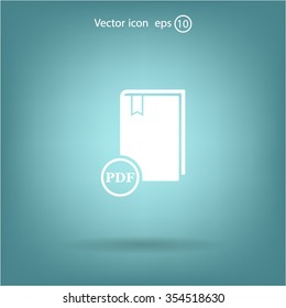 pdf book icon