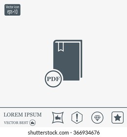 pdf book icon