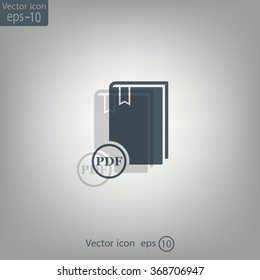 pdf book icon