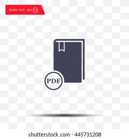 pdf book icon