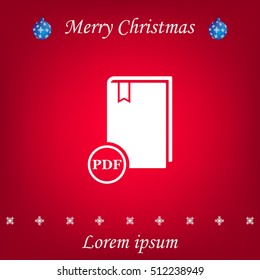 pdf book icon