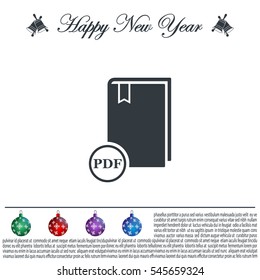 pdf book icon