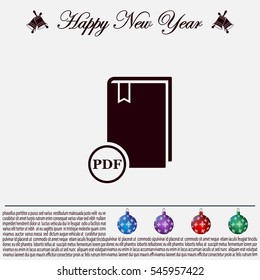 pdf book icon