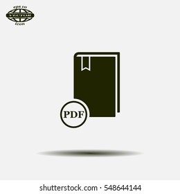 pdf book icon