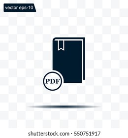 pdf book icon