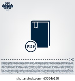 pdf book icon