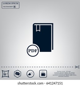 pdf book icon