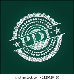PDF chalk emblem