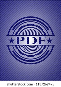 PDF denim background