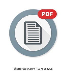 PDF documend button illustration