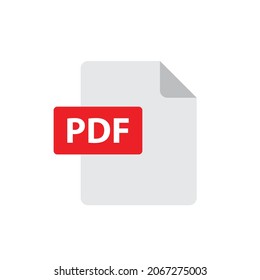 pdf document download icon. vector download page symbol