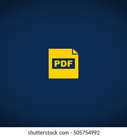 PDF document icon