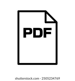 pdf document - vector icon