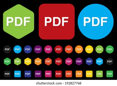 Pdf download  button