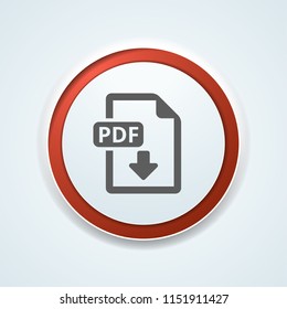 Ilustración del botón de descarga PDF