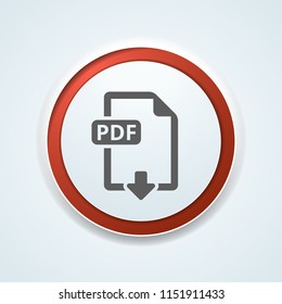 PDF download button illustration