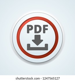 PDF download button illustration