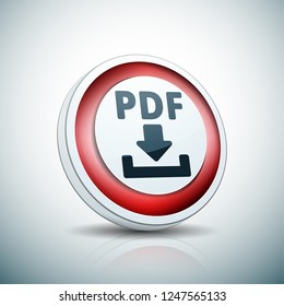 PDF download button illustration
