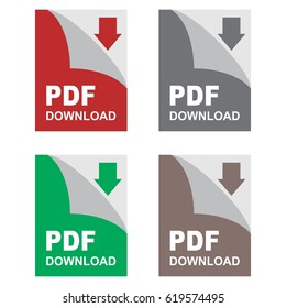 PDF Download. document. file. web. internet. format. red. object. icon. sign
