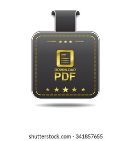 PDF Download golden Vector Icon Design