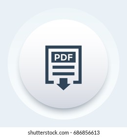 PDF download icon