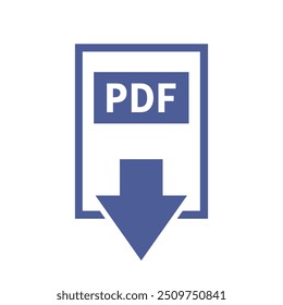 pdf ícone de download em fundo branco