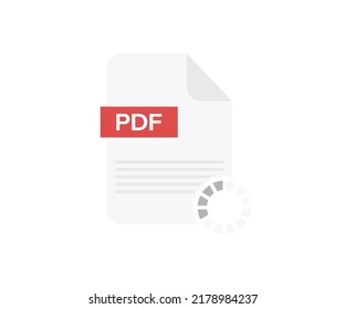 PDF file, Pdf document note icon logo design. Downloading concepts. Pdf notepad document business concept vector design and illustration.