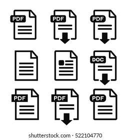 PDF File Download Icon