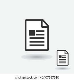 PDF file download icon. Document text, symbol web. Document icon set