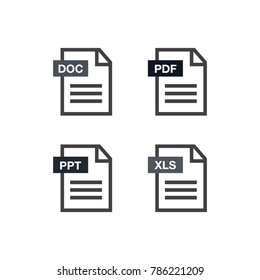 PDF file download icon. Document text, symbol web format information