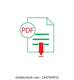 PDF file download, logo on a white background