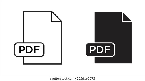 PDF file Filled flat icons set for apps and web ui designs.