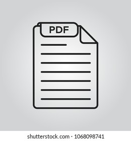 pdf file format icon