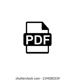 Pdf file format symbol