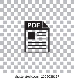 pdf file icon , document icon