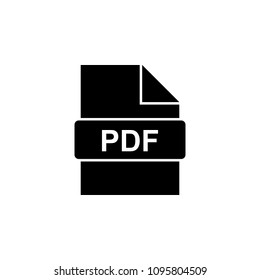 pdf file icon. Element of web icon for mobile concept and web apps. Isolated pdf file icon can be used for web and mobile on white background