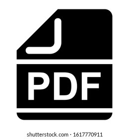 pdf file icon isolated sign symbol vector illustration - high quality black style vector icons
