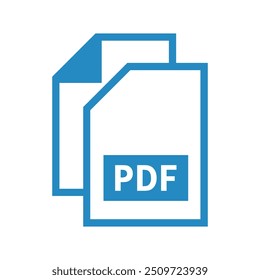 ícone de arquivo pdf no plano de fundo branco