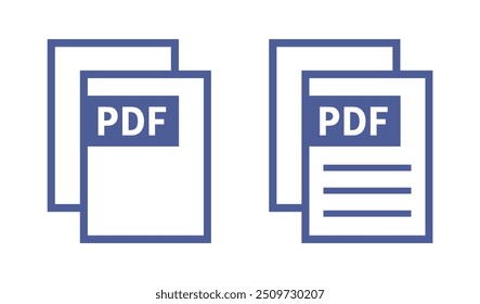 ícone de arquivo pdf no plano de fundo branco