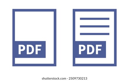 ícone de arquivo pdf no plano de fundo branco